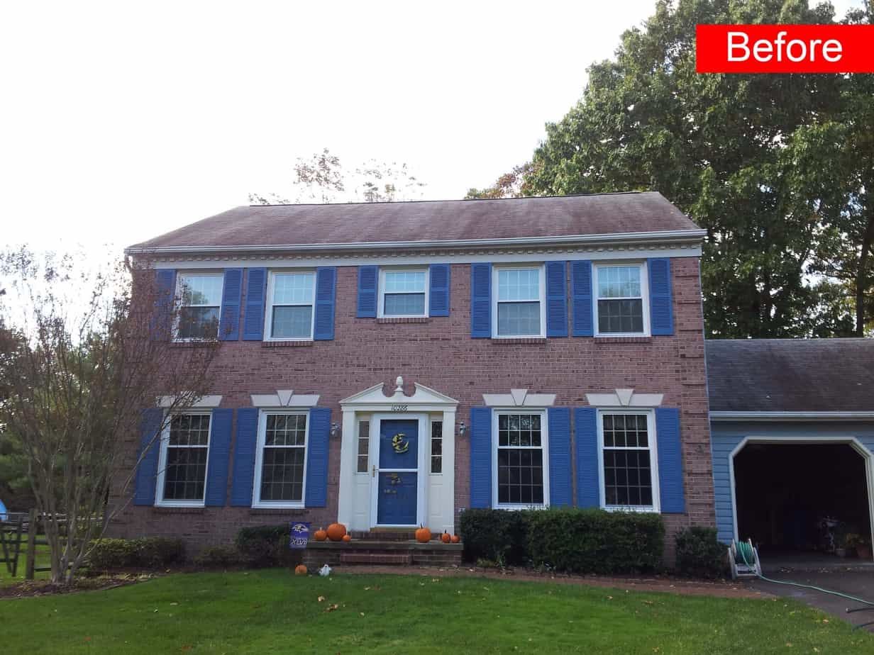 Portfolio Before and After Photo Gallery 34 roof cleaning Bel Air MD