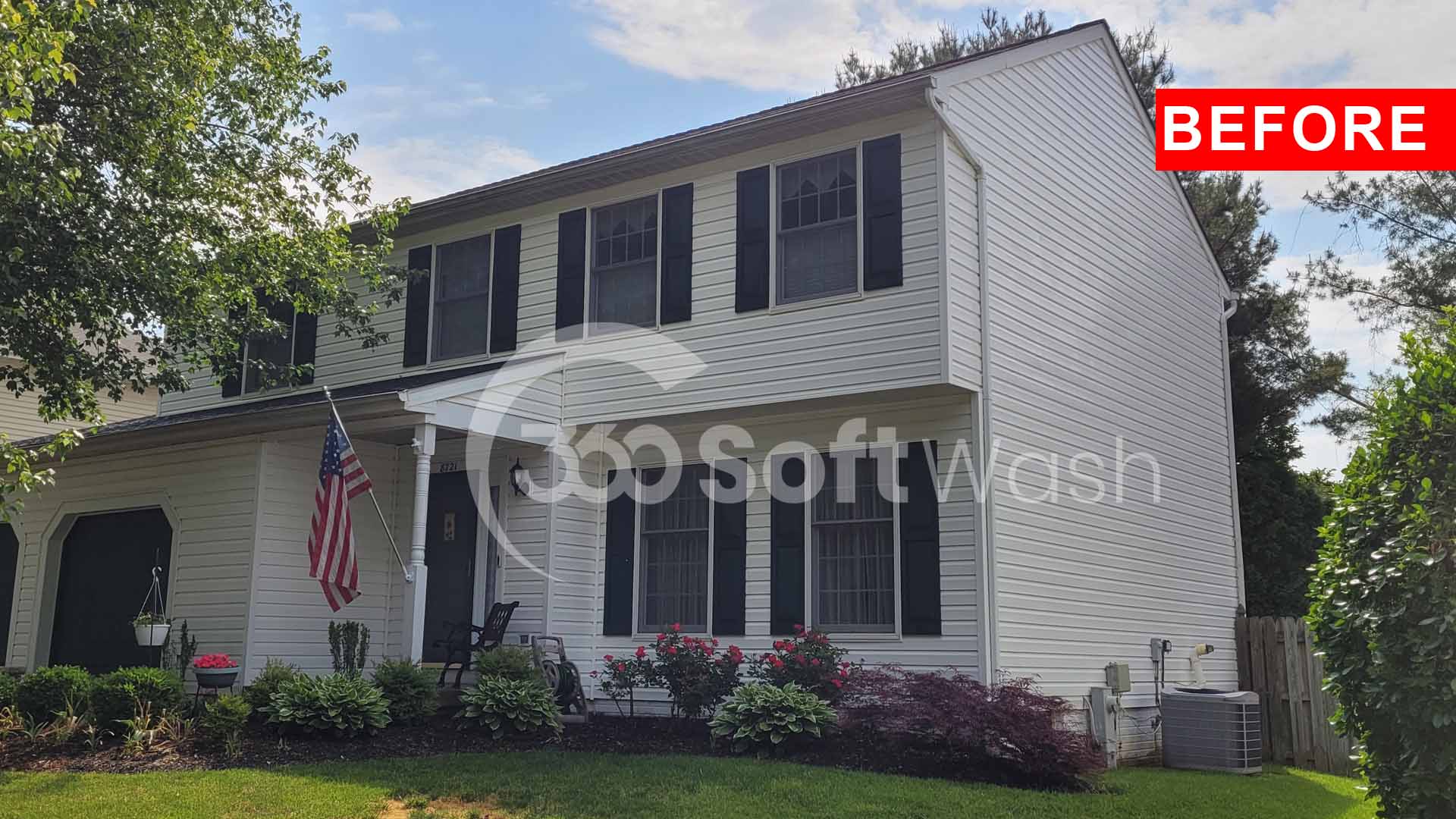 Portfolio Before and After Photo Gallery 42 Power Washing Ellicott City MD