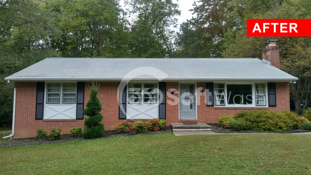 Cleaning roof shingles 3 Roof cleaning Bel Air MD